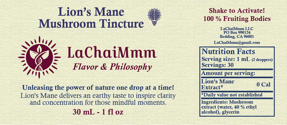 Lions Mane Mushroom Tincture