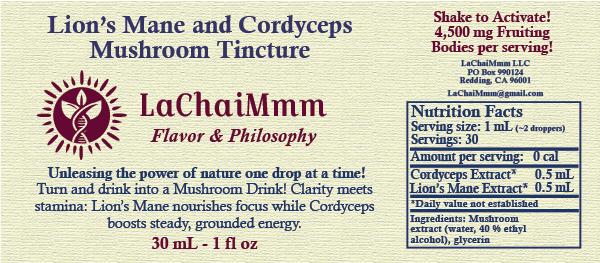Lion's Mane and Cordyceps Tincture