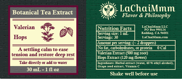Valerian and Hops - Botanical Tea Extract